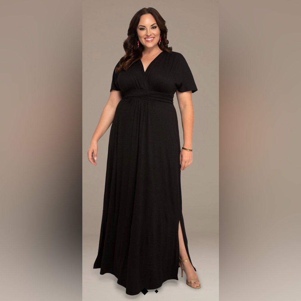 Kiyonna Black Maxi Dress